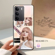 [MS76] NEWEST PREMIUM QUALITY REALME C71 GLOSSY SOFTCASE BLACKPINK Motif