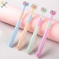 3-Sides Autism Toothbrush Three Bristle Travel Toothbrush  Ultra Fine Soft Toothbrush Large Angle Br