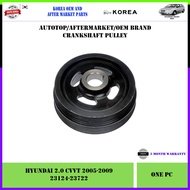 (TJ-3) Hyundai Trajet CVVT 2.0 2005-2009 Korea Aftermarket Crank Pulley Damper (23124-23772)