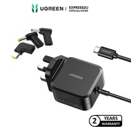 UGREEN UNIVERSAL POWER ADAPTER USB-C 67W FAST CHARGE WITH 3 DC CONNECTORS