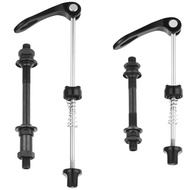 Quick Release Bike Axle Skewer Wheel Hub, [1 Pair] Front & Rear Bicycle Axle Hollow Shaft Specialize