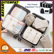 JM 7 In 1 Travelling Bag Organizer Travel Bag Import Storage Bag Luggage Bag In Suitcase 7Pcs Set Tr