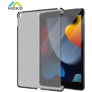 MoKo Case For iPad 9th Generation 2021/iPad 8th Gen 2020/iPad 7th Gen 2019, Matte Transparent Slim Hard Plastic Cover [Compatible with Official Keyboard]