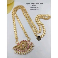 PREMIUM QUALITY GOLD PLATED SANGU DOLLAR CHAIN