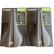 SDG BEL-V3 High Performance Bicycle saddle Black Silver/Black Olive Green Road Bike Lux-Alloy Rail