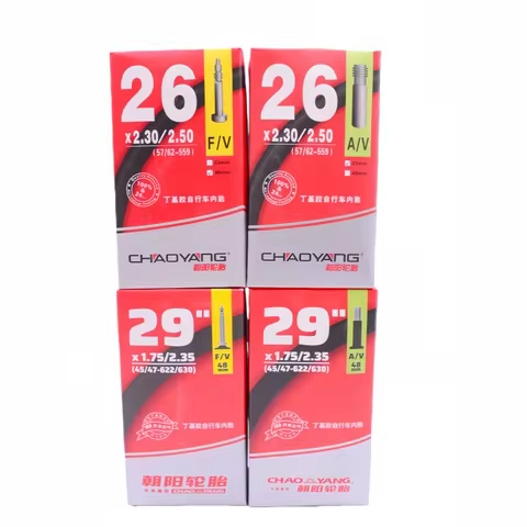 CHAOYANG MTB Downhill Bike Inner Tube 26 29 Inch Mountain Bicycle 26X2.30-2.50 / 29X1.75-2.35 valve 