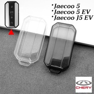 Chery Jaecoo J5 EV transparent car remote key case Jaecoo 5 car key holder Jaecoo 5 EV keyless contr