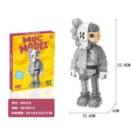 Đồ chơi lắp ráp mô hình Kaws 3D 22.8CM đồ chơi xếp hình nhân vật hoạt hình dành cho trẻ em trang trí