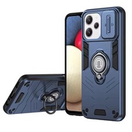 Magnetic Stand Case Camera Lens For Xiaomi Redmi 13 13X 13C/Poco C65 M6 Shockproof C65