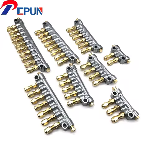 Oil Piston Aluminum Distributor A-4 /A-5/A-6/A-7/A-8/A-9/A-10/A-12 Resistance Proportion 4mm Oil Dis