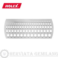 HOLEX DRILL GAUGE 0.7 - 10 MM / HOLE GAUGE / ALAT UKUR LUBANG BOR