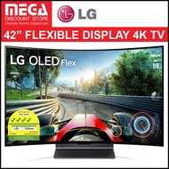 LG 42LX3QPSA 42" 4K OLED FLEX CURVED SMART TV+FREE $100 GROCERY VOUCHER