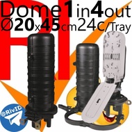 Dome Closure 24c 48c 96c JB 48Core Vertical Join FO 24 48 96 Core Port Joint Screw Box