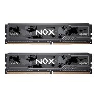 16GB (8GBx2) DDR5 5200MHz RAM (หน่วยความจำ) APACER NOX DDR5 (INTEL XMP) (BLACK) (AH5U16G52C52RMBAA-2