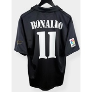 Top quality 2002-03 Real Madrid away retro football jersey, Ronaldo #11
