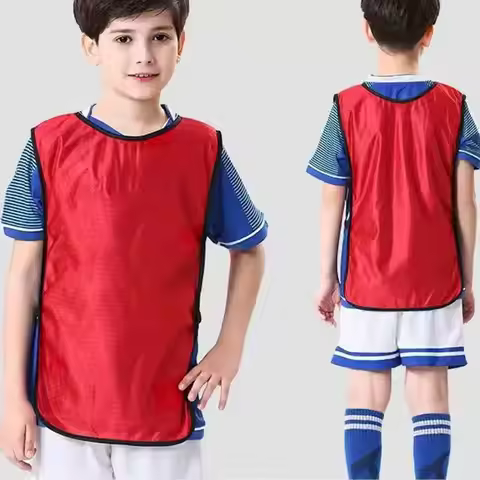 Outdoor Quick-drying Soccer Kids Vest Breathable Training Bib Vest Children Group Sports Football Tr