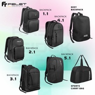 FELET RACKET BACKPACK Badminton Backpack 100% Original by FLEET