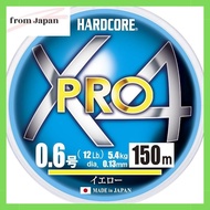 DUEL HARDCORE PE line 0.6 HARDCORE X4 PRO 150m 0.6 Yellow H3861-Y