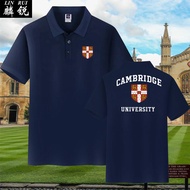 British Cambridge University Same Style Famous School Uniform Commemorative Polo Shirt Men Women Lap