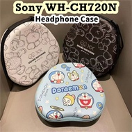 【Trend Front】 For Sony WH-CH720N Headphone Case Cartoon Cute Headset Earpads Storage Bag Casing Box