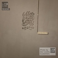Sticker Cutting Coffee Quotes Cafe Coffee Wall Stickers Glass Cafe Free Shipping Discount