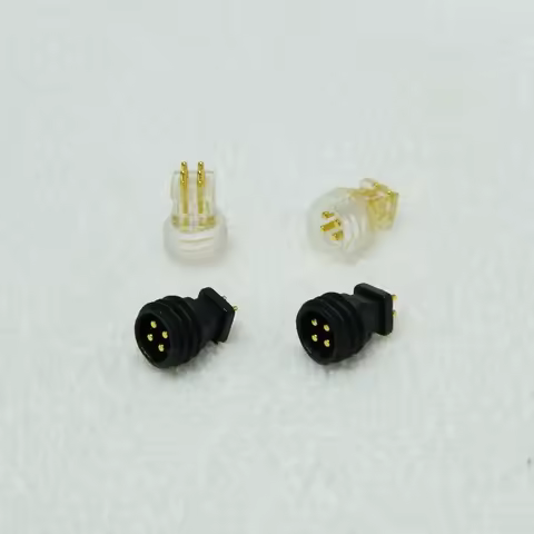 1 Pair Female Male Port XLR Earphone Pin Headphone Plug DIY For JH AUDIO JH24 Roxanne 24 Iriver AK R