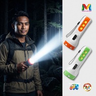 XD5527 LED Lampu Suluh+3COB+2Bateri AA Torch Light USE AA Battery LED+COB Flashlight Include Battery