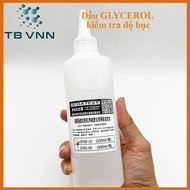 Glycerol oil to check carton podiums