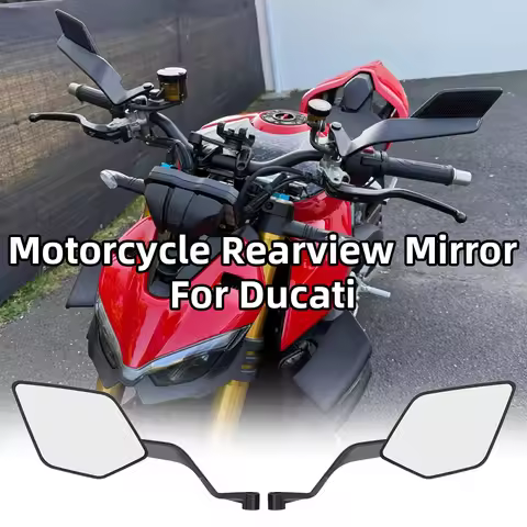 Stealth Wing Motorcycle Side View Mirror for Ducati Streetfighter V2 V4 V4S 848 Multistrada V2 V4 Hy