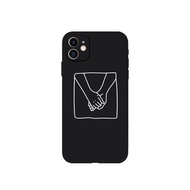 Black double case for iphone 13 12 11 Pro Max SE 2020 X XR XS iphone 8 7 6 6S Plus kute e6561,q2126