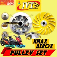 JVT PULLEY SET WITH BACKPLATE AND SLIDER PIECE INCLUDED for Yamaha Nmax and Yamaha Aerox