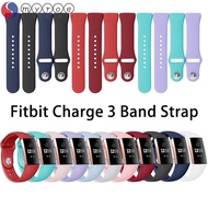 MYROE Watch Band Colorful Wristbands Soft Silicone for Fitbit Charge 3
