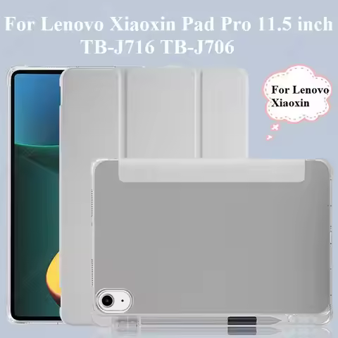 With Pencil Holder Case for Lenovo Tab P11 Pro TB-J706F TB-J716F Ultra-Thin Soft Cover for Lenovo Ta
