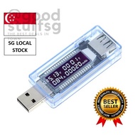 [SG FREE 🚚] USB Current Voltage Capacity Tester Volt Current Voltage Detect Charger Capacity Tester 