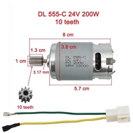 Electric Car Motor For Kids Electric Car 550 RS390 RS380 12V 6V DL555 24V 10 Teeth 1 Cm