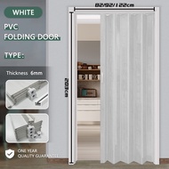Accordion door Indoor folding door PVC household sliding door Track door Folding door PVC door Bathr