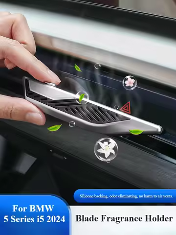 For BMW 5 Series I5 2025 Car Fragrance Air Freshener Outlet Spray Stops Air Vents Aroma Strip Holder