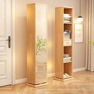 Dressing Or ALG FV Solid PHO GOR Wood Home Storage Cabinet With Bedroom Simple Rotatable Full-Length