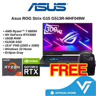 Asus ROG Strix G15 G513R-MHF049W WHF224W Gaming Laptop AMD Ryzen 7 6800H DDR5 RTX3060 RTX3070 Ti 15.6" FHD W11 2022 R7