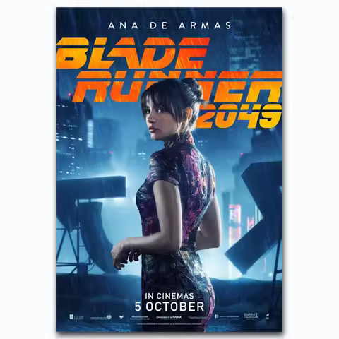 Hot New Ana De Armas Blade Runner 2049 Movie-Silk Art Poster Wall Sicker Decoration Gift