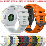 Sports Silicone Strap for KOSPET TANK M4 T4 MAGIC P10 R10 ORB T3 Ultra 2 M3 T2 M2 two-tone 22mm repl