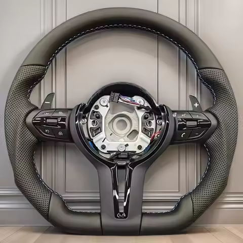 Steering Wheel Suitable For Bmw F30 F10 F31 F20 E90 M3 M5 Leather Material And Sports Steering Car A