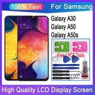 Original AMOLED Samsung Galaxy A30 A50 A50S LCD Display Touch Screen Digitizer Replacement