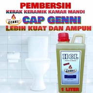 PEMBERSIH KERAK KERAMIK  CAP GENNI 1 LITER Pembersih Kerak 5X Lebih Kuat Untuk Kamar Mandi pembersih