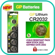 1 PCS ORIGINAL GP LITHIUM BATTERY CR2032