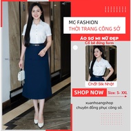 Genuine Office Women's Shirt AB130 MC Fashion Xuan Hoang The Secret to Maintaining Shape for Teacher