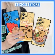 Realme 9 4G / 9i / 9 Pro / 9 Pro+ case with cute Capy bara print
