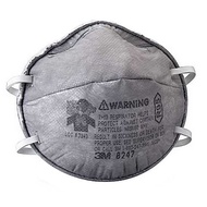 3M Particulate Respirator 8247, R95, with Nuisance Level Organic Vapor Relief (20pcs / box)