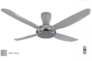 KDK K14Y2 GS 4 Blade 56" Remote Control Ceiling Fan Silver Grey  (PM FOR BEST PRICE)
