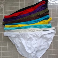 Elastic cotton men's triangle brief